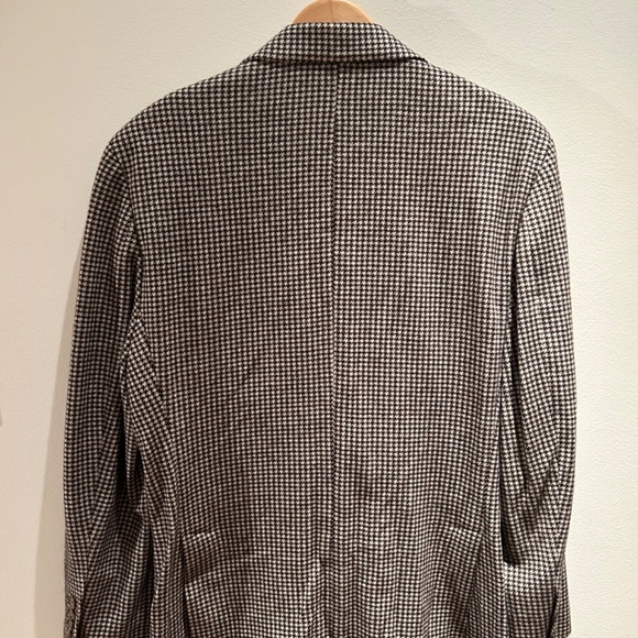 Brooks Brothers brown houndstooth sport jacket 44S - Picture 2 of 5